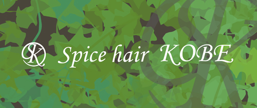 spice hair KOBEのロゴデザイン